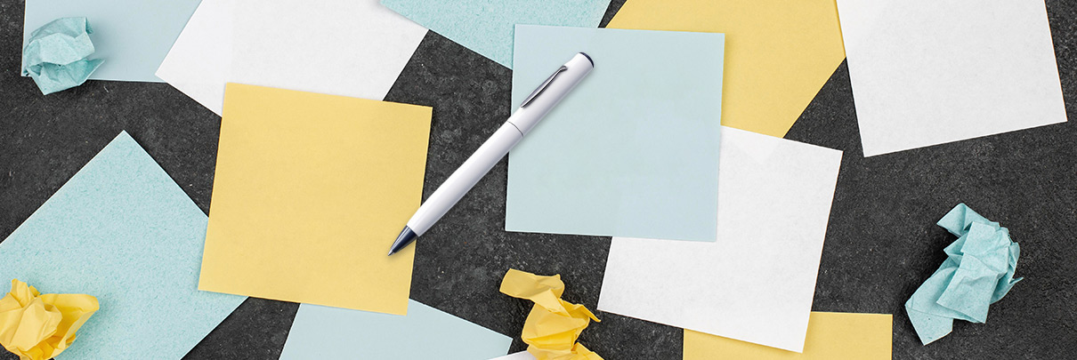 Themen Post-Its Therapie